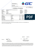 Contact and certificate details for PTT Global Chemical
