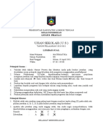 Soal Us SD Matematika 2022