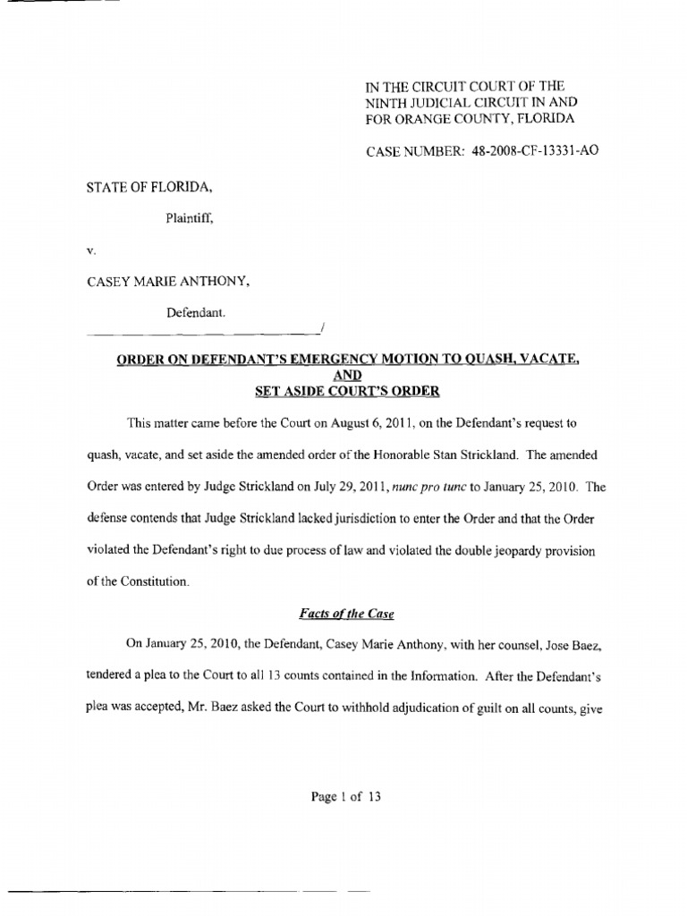 Perry Probation Order | PDF