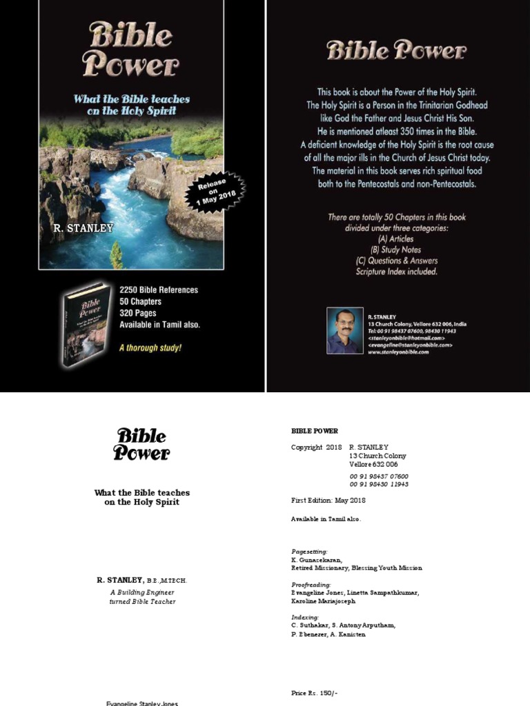 Bible Power Eng | PDF | Baptism With The Holy Spirit | Acts Of The Apostles