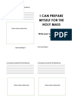 Preparing For The Holy Mass TEMPLATE