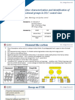 FTIR and SEM Charecterisation of DLC Coated Steel