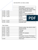 Rundown Acara