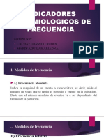 INDICADORES EPIDEMIOLOGICOS FRECUENCIA