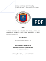 Universidad Autónoma de Nuevo León Facultad de Ciencias Políticas Y Administración Pública