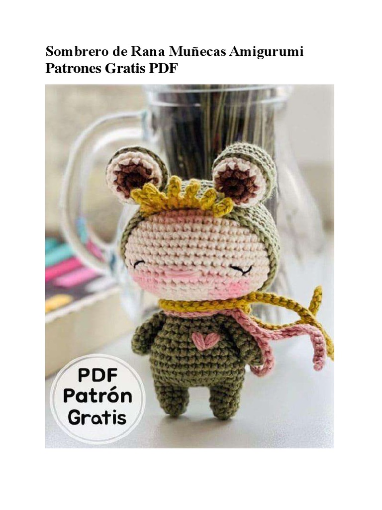  Gatita Enfermera: Patrón de Amigurumi a Crochet (Spanish  Edition) eBook : Thawornsupacharoen, Sayjai: Libros