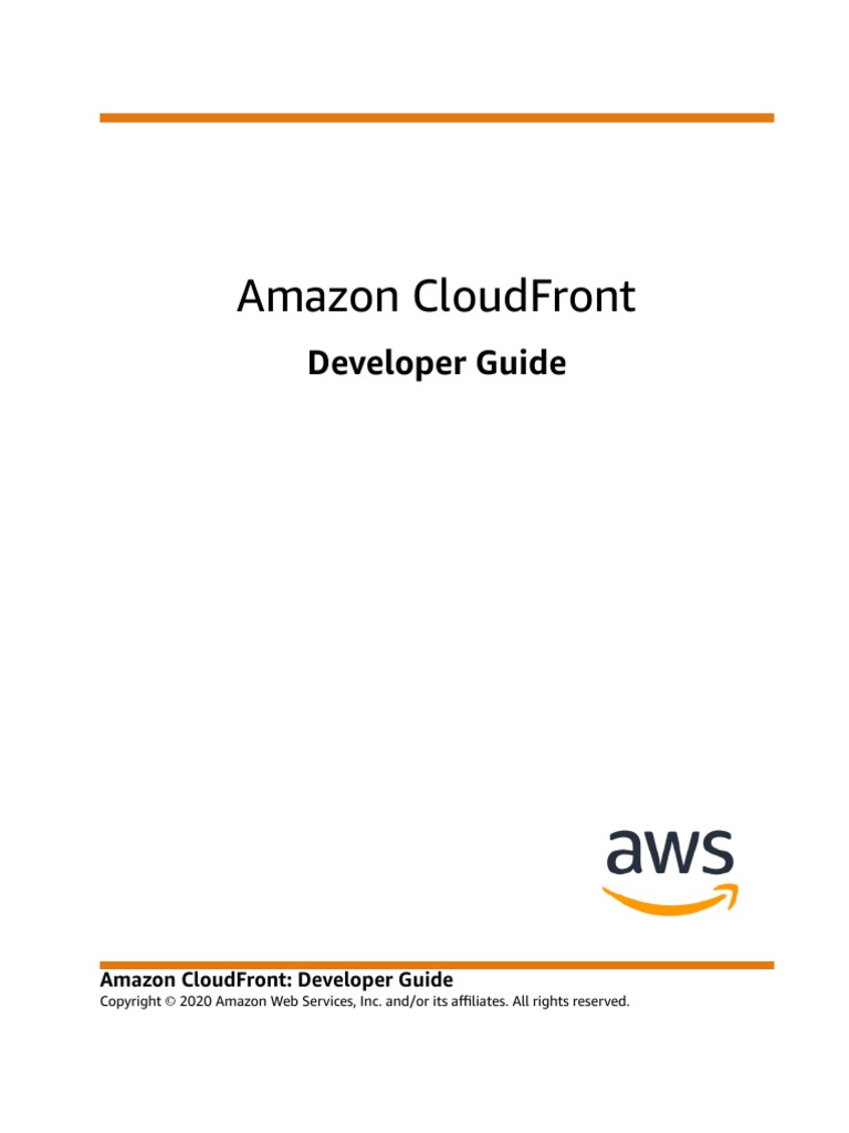 AmazonCloudFront DevGuide | PDF | Transport Layer Security | Hypertext ...