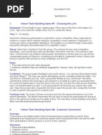 Team Building Games