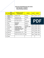 Jadwal Kegiatan Pengembangan Diri Siswa 22-23