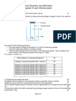 H.W Gases in The Atmosphere and Reactivity Series