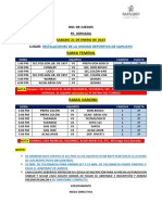 ROL DE JUEGOS VOLEIBOL - 9a. JORNADA