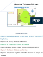 Geography of Ethiopia and The Horn (GeES 101) .