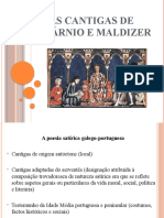 As Cantigas de Escárnio e Maldizer