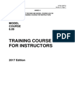 IMO Model Course 6.09 Training of Trainer, 2017 Edition