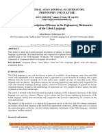 Form-Structure Description of Phrases in The Explanatory Dictionaries of The Uzbek Language