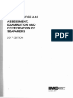 IMC 3.12 - Assesment, Examination & Certification of Seafarers (2017)