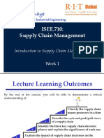 Week 1 Lecture Slides - Introduction To Supply Chains