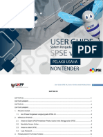User Guide SPSE v4.5 Pelaku Usaha Non Tender (1 Agustus 2022)
