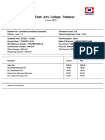 Qfix Payment Consolidated Fee Receipt