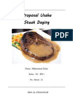 Proposal Pengolahan Steak (M.Zidan) (XI IPS 1)