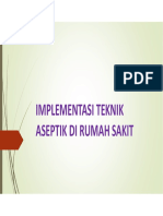 Implementasi Teknik Aseptik Di Rumah Sakit