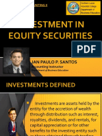 Investment in Equity Securities