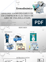 Análisis Termodinámico de Un Compresor Eléctrico de Aire Presentación