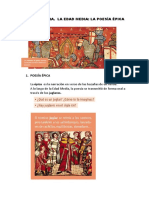 La épica medieval: cantares de gesta y Poema de Mio Cid