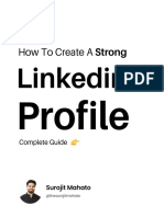 Create A Strong LinkedIn Profile