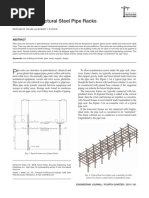 Pipe Rack Design Using STAAD Pro | PDF | Thermal Expansion | Pipe ...