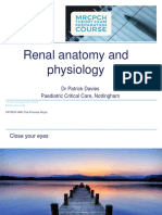RCPCH TAS Renal Anatomy and Physiology Patrick Davies