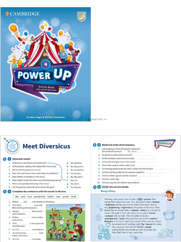 Power Up 4 Activity Book Compressed | PDF