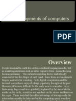 Developments of Computers