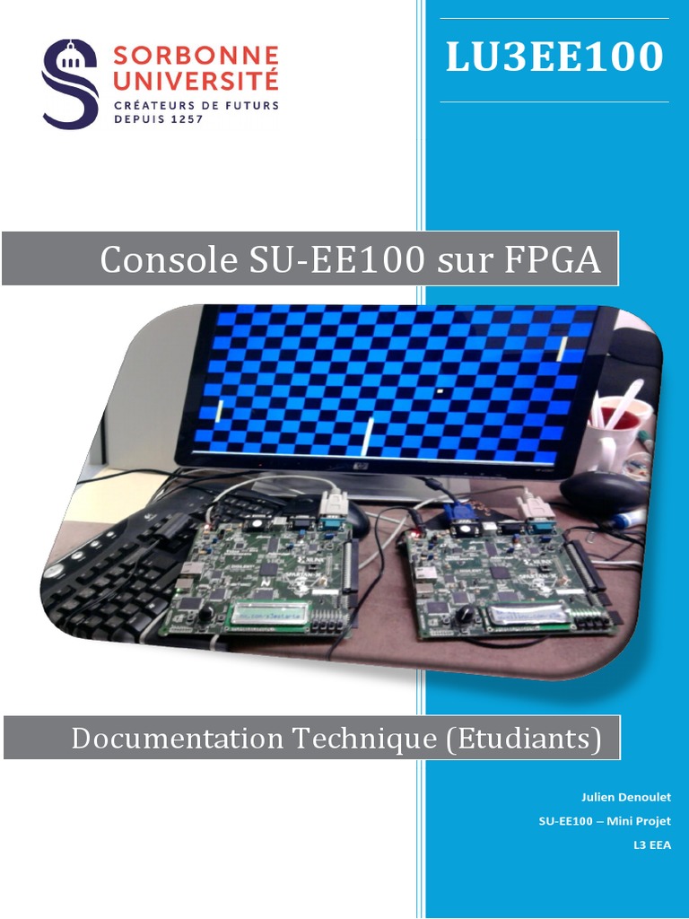 Console SU-EE100 : Casse-Briques et Pong | PDF | Interrupteur | Biens ...