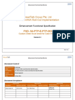 FSD S4 PTP E PTP 003 Customer Order Excel Sheet - Phase 2 - Enhancement Functional Spec