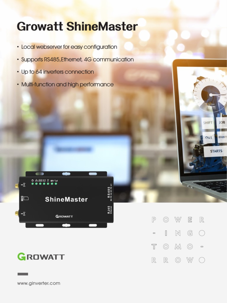 ShineMaster Datasheet | PDF | Computing | Computer Networking