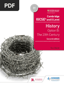 (Cambridge Igcse & O Level) Ben Walsh - Cambridge IGCSE and O Level History 2nd Edition - Option B - The 20th Century-Hodder Education (2018)