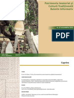 Patrimoniu Imaterial Cultura Traditionala Buletin Informativ - Octombrie 268 - 2021 2