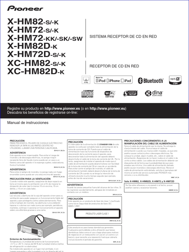 Soledad Amplificador Bluetooth 5.0, Sistema de Amplificador de Potencia de  Audio Digital, Estéreo para Hogar
