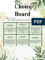 Choice Board