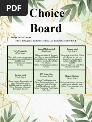 Choice Board