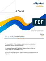 Electrical Work Permit Safety