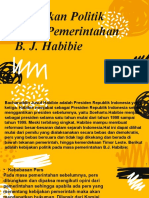 Kebijakan Politik dan Ekonomi Masa Pemerintahan B.J. Habibie