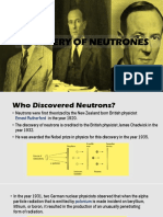 Discovery of Neutrons