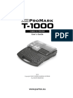 User Guide PROMARK T-1000 ENG