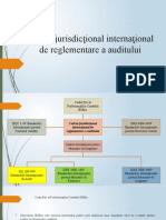 Cadrul Jurisdicţional Internaţional de Reglementare a Auditului