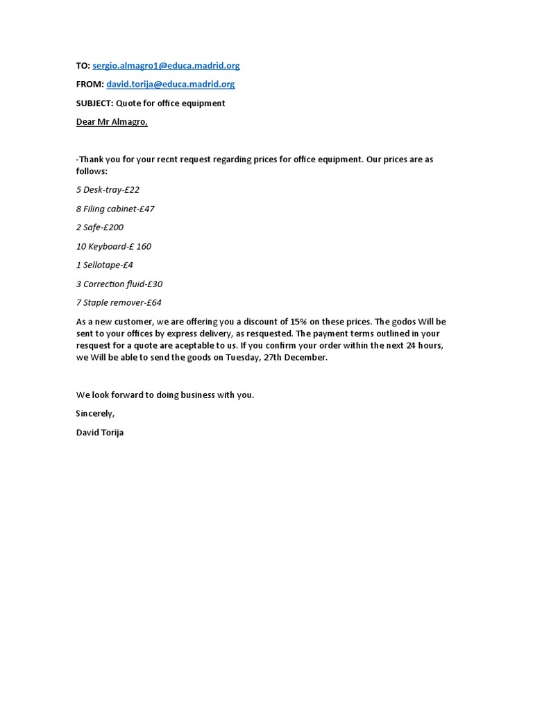 Exercise English 2 | PDF