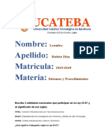 Leandro Batista Practica de Leyes en Sistemas y Procedimientyos