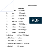 Catatan Matematika Waktu Tema 3