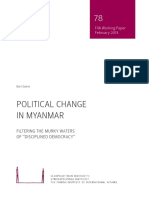 Political Change in Myanmar: Filtering The Murky Waters of "Disciplined Democracy"
